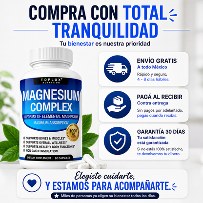 Magnesium Complex 8 en 1 – 90CAPS